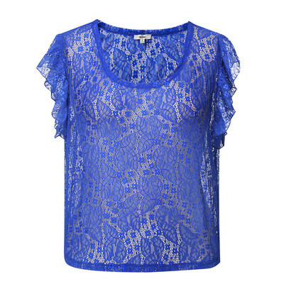 Tricou dama din dantela cu captuseala in mai multe culori