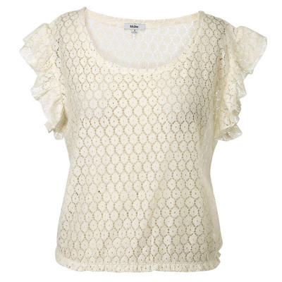 Tricou dama din dantela cu captuseala in mai multe culori