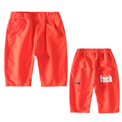 Παιδικό παντελόνι 3/4 για αγόρια σε τρία χρώματα με επιγραφή