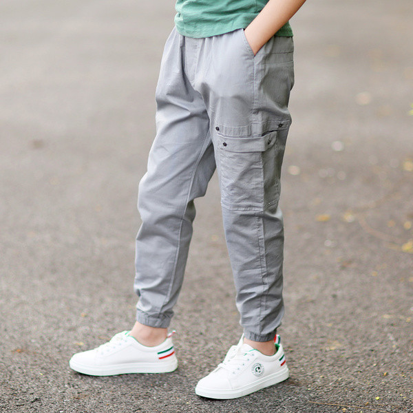 Pantaloni de vara copii pentru baieti in doua culori