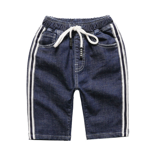 Παιδικά σορτς για αγόρια με πλευρική μπορντούρα