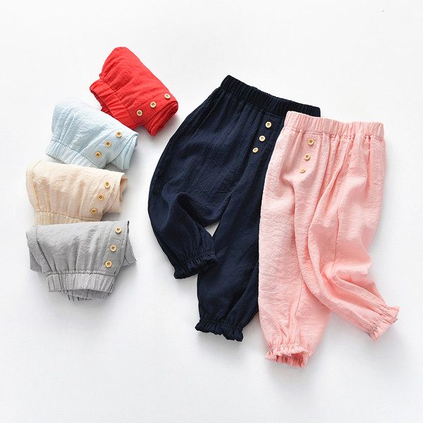 Pantaloni skinny copii pentru fete model lat in mai multe culori