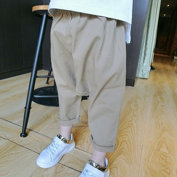 Παιδικά παντελόνια για αγόρια ευρύ μοτίβο σε δύο χρώματα