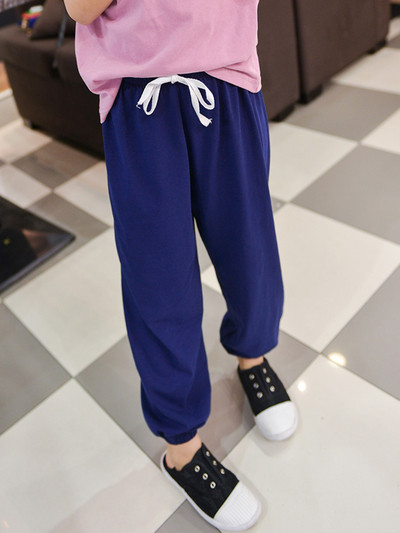 Pantaloni casual copii pentru fete model lat