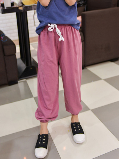 Pantaloni casual copii pentru fete model lat