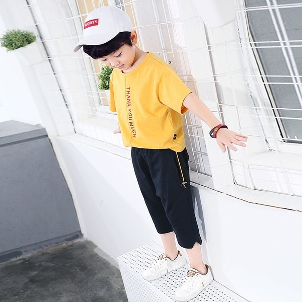 Pantaloni copii pentru baieti 7/8 in culoare inchisa