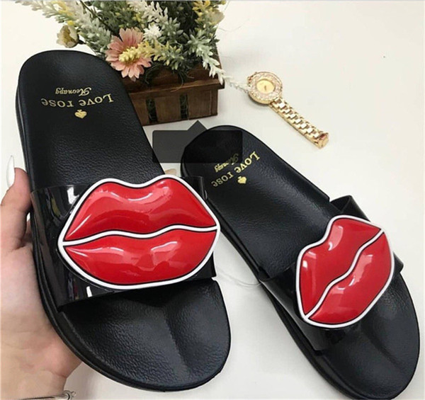 Papuci de dama moderni din cauciuc in trei culori cu aplicatie, potriviti pentru utilizarea de zi cu zi