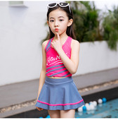 Παιδικό μαγιό για κορίτσια δύο  μέρησε δύο χρώματα