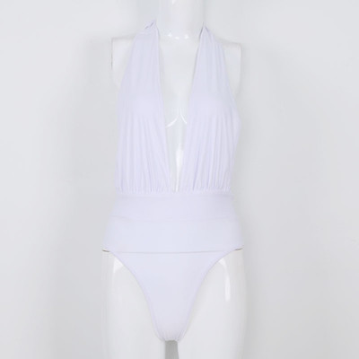 Costum de baie complet NOU modern pentru femei, cu spatele gol și decolteu deschis, în patru culori