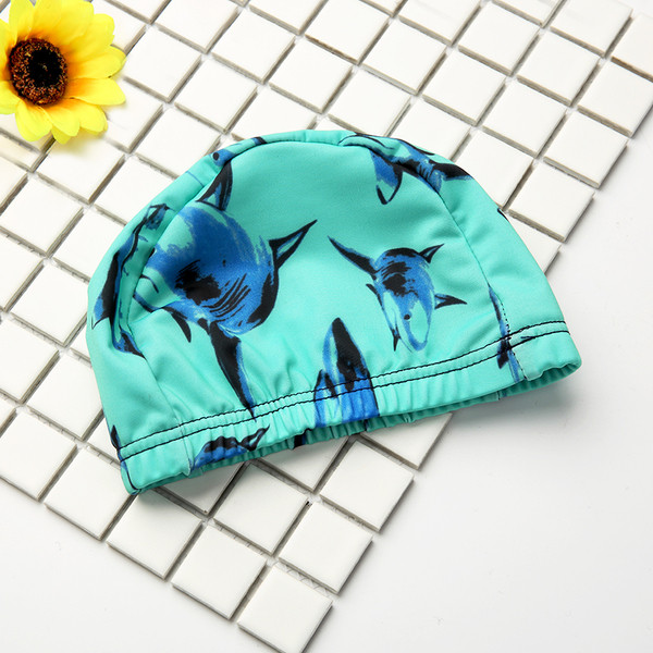 Детски бански костюм за момчета от две части с апликация акула