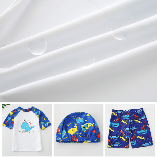 Παιδικό  μαγιό με εφαρμογή σε δύο χρώματα