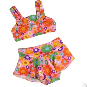 Παιδικό μαγιό σε δύο μέρη με floral μοτίβα