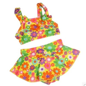 Παιδικό μαγιό σε δύο μέρη με floral μοτίβα