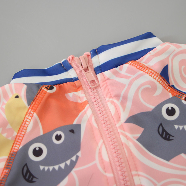 Costum de baie complet pentru copii pentru fete și băieți cu aplicație