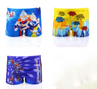 Бански за момчета с апликация в шест модела