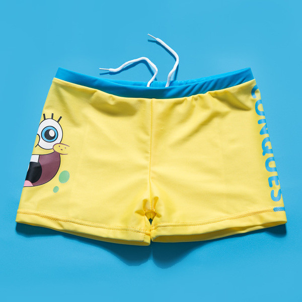 Παιδικό μαγιό  για αγόρια σε μπλε και κίτρινο χρώμα