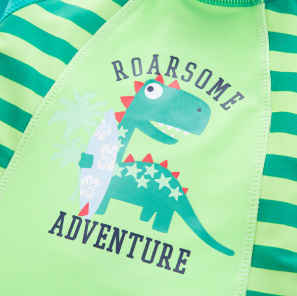 Costum de baie pentru băieți cu pălărie