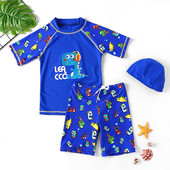 Costum de baie pentru baieti pentru copii in doua culori