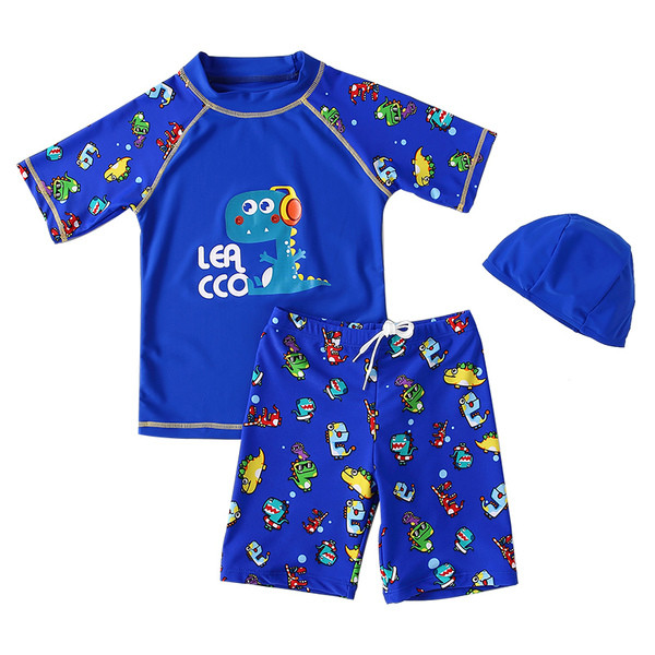 Costum de baie pentru baieti pentru copii in doua culori