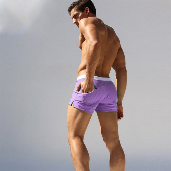 Мъжки бански с малък джоб в различни цветове