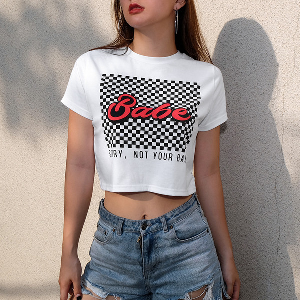 Tricou scurt elegant alb cu imprimeu