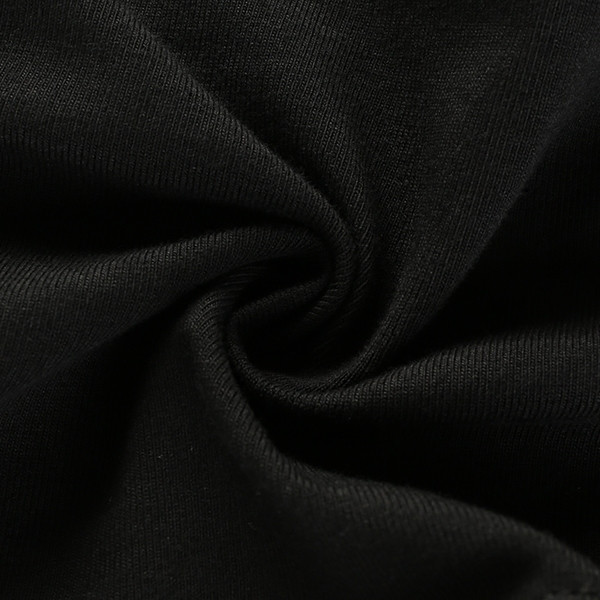 Maieu scurt elegant pentru femei, negru, cu o panglică