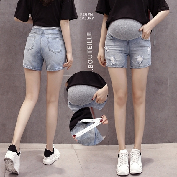 Γυναικεία σύντομα τζιν για έγκυες γυναίκες