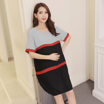 Καθημερινό φόρεμα για έγκυες γυναίκες σε δύο χρώματα