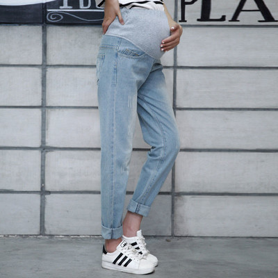 Τζιν με μήκος  9/10 για τις έγκυες γυναίκες σε δύο χρώματα