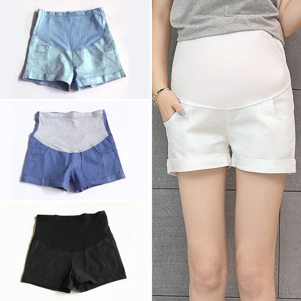 Rövidnadrág terhes nők számára, különböző színekben