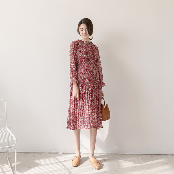 Hosszú ruha terhes nőknek három színben