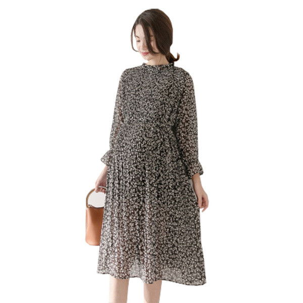 Hosszú ruha terhes nőknek három színben