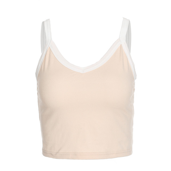 Κομψό γυναικείο αμάνικο σε απλό ντεκολτέ σε σχήμα V