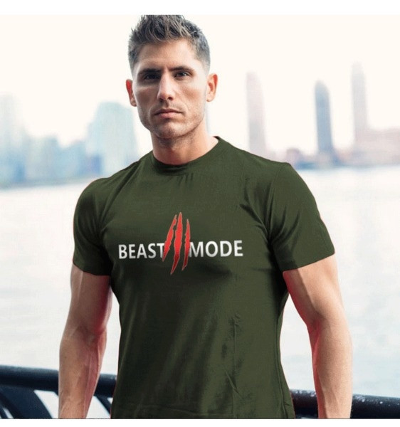 Tricou sport pentru bărbați în mai multe culori cu inscripție