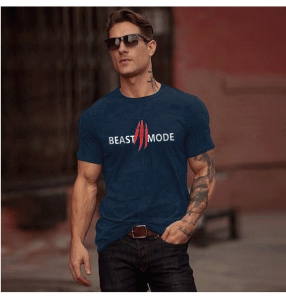 Tricou sport pentru bărbați în mai multe culori cu inscripție