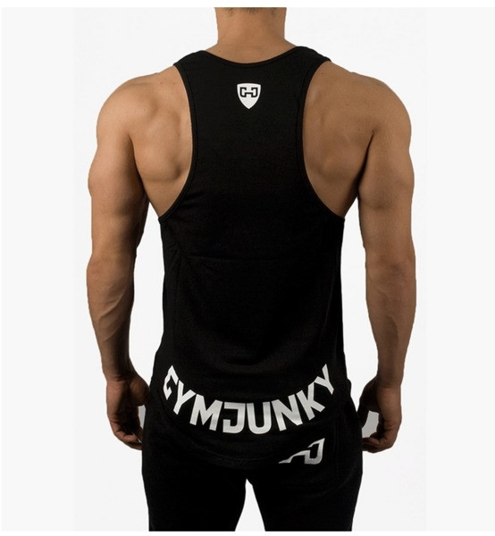 Ανδρικό μακρύ αμάνικο σε δύο χρώματα με επιγραφή και κεντήματα