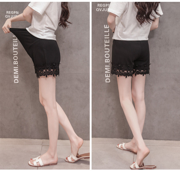 Παντελόνια με δαντέλα για έγκυες γυναίκες σε δύο χρώματα