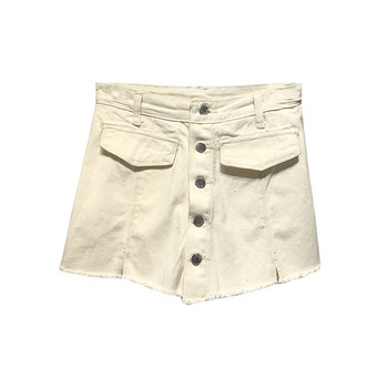 Κομψή  γυναικεία φούστα  - σχισμένη με κουμπιά