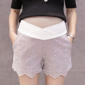 Pantaloni scurți din dantelă pentru gravide în mai multe culori
