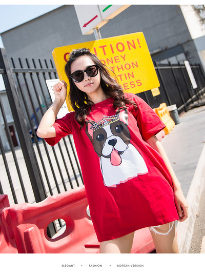 Tricou cu maneca scurta si aplicatie pentru gravide in trei culori