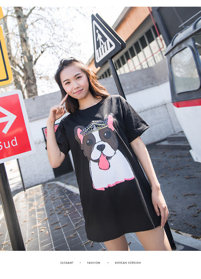 Tricou cu maneca scurta si aplicatie pentru gravide in trei culori