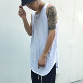 Μακρύ ανδρικό αμάνικο σε διάφορα χρώματα