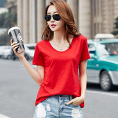 Γυναικεία μπλούζα με ευρύ σχέδιο σε διάφορα χρώματα