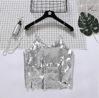 Maieu modern de dama in culori irizate cu paiete