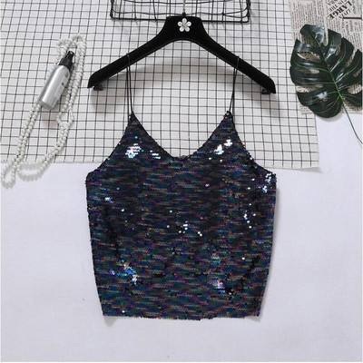 Maieu modern de dama in culori irizate cu paiete