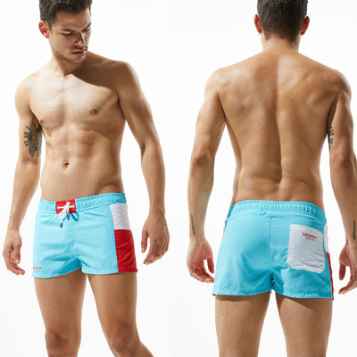 Мъжки бански боксерки с еластична талия