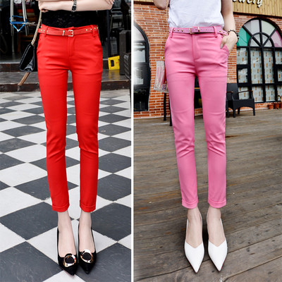 Елегантен дамски панталон Slim модел в четири цвята