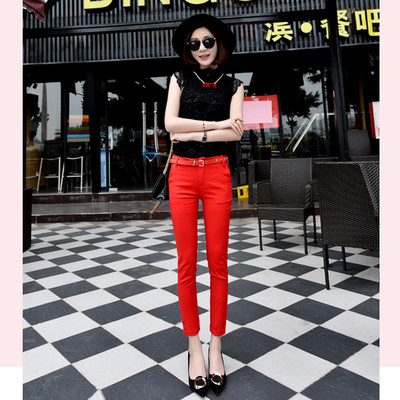 Елегантен дамски панталон Slim модел в четири цвята