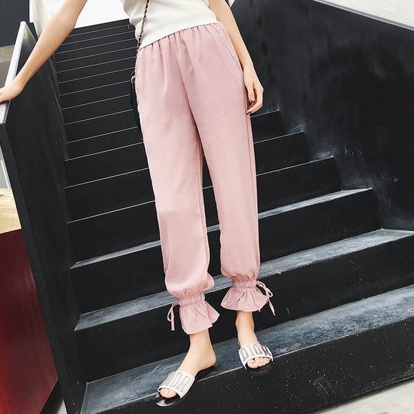 Ежедневен широк дамски панталон в два цвята