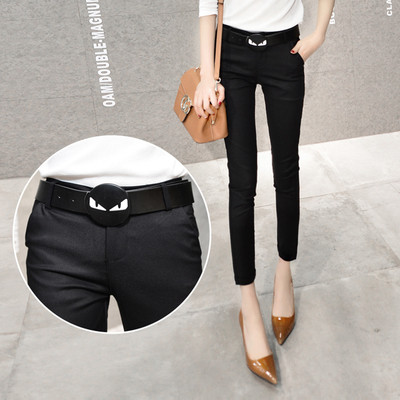 Елегантен дамски панталон Slim модел в три цвята